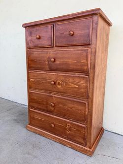 🔥Brand new pine chest with duplex drawer