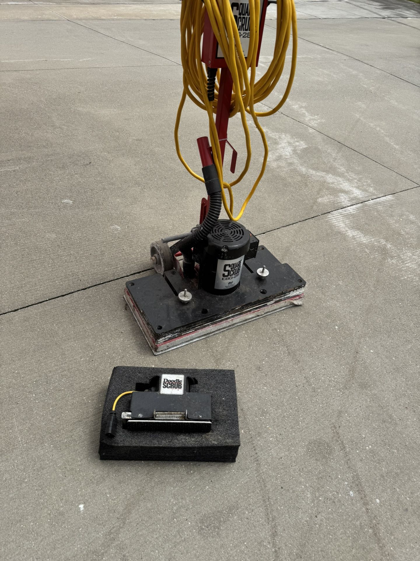 Square Scrub And Doodle Scrub Floor Machines