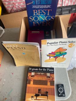Piano music books