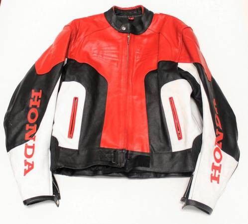 (Ladies) Honda Leather Motorcycle Jacket
