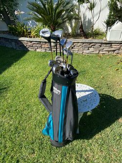 Very Gd Cond Starter 15 Complete Golf Club Set W/ Bag