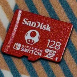 Official Sandisk 128GB MicroSD Memory Card (For Nintendo Switch) Tested/Works Y9