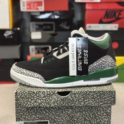 Jordan 3 Pine Green Size 11 Men’s Preowned 