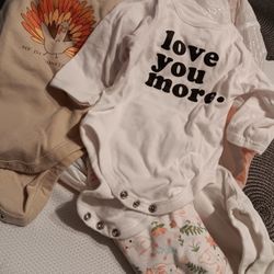 Baby Girl New Born Clothes + Car Seat 