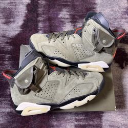 jordan 6 travis scott olive sz10.5