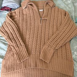 Aerie XS Knitted Quarter zip 