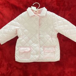 Mayoral Pink Newborn Jacket 4-6 Months o New With Tags And Hanger