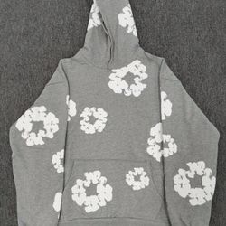 Denim Tears Hoodie (grey&white)
