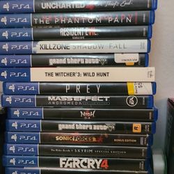 
Playstation 4 games 4 for $30

