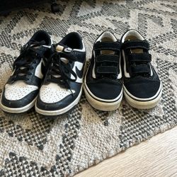Nike Panda Dunks And Vans