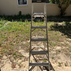 Husky 6 foot aluminum step ladder