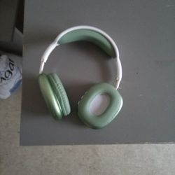 Green Headphones 