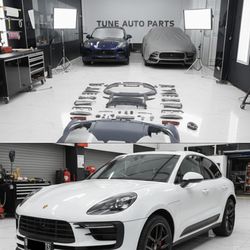 For Porsche Macan Bumper upgrade bodykit 95B to 95B.3 2014-2023