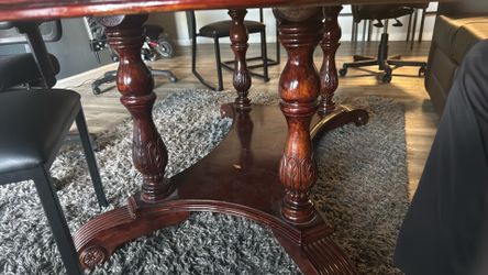 Poker Wooden table