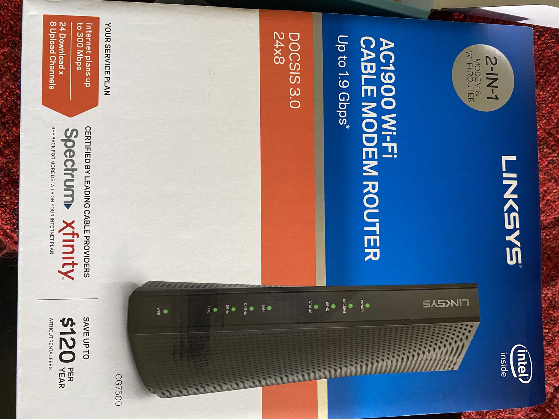 Linksys Modem and Router