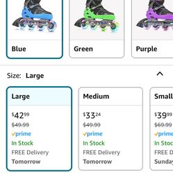 New Inline Skates Youth 