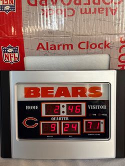 Chicago Bears Scoreboard Clock