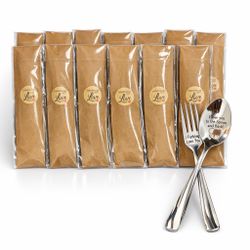 Funny Couple Gift Spoon & Fork Set – “I Forking Love You” – New – 12 Sets Available