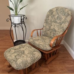 Dutalier Glider Rocking Chair and Ottoman