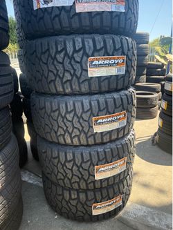 33x12.50R20 Arroyo RT (4) NEW TIRES INSTALLATION AND BALANCE INCLUDED 50,000 MILES WARRANTY