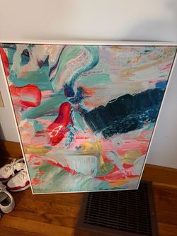 Abstract painting multi colored