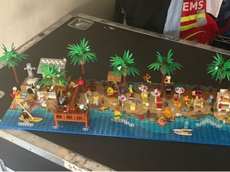 Lego beach mock