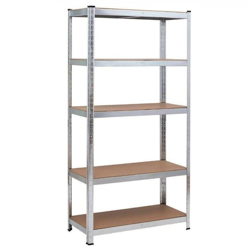 Costway 71 in. Heavy Duty Storage Shelf Steel Metal Garage Rack 5-Level Adjustable Shelves - S9-3K9EI3F5