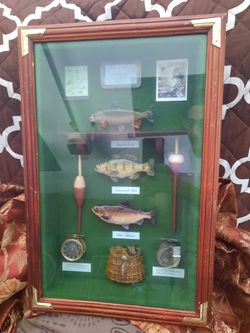 Vintage 1945 Fly fishing shadow Box for Sale in San Diego, CA - OfferUp