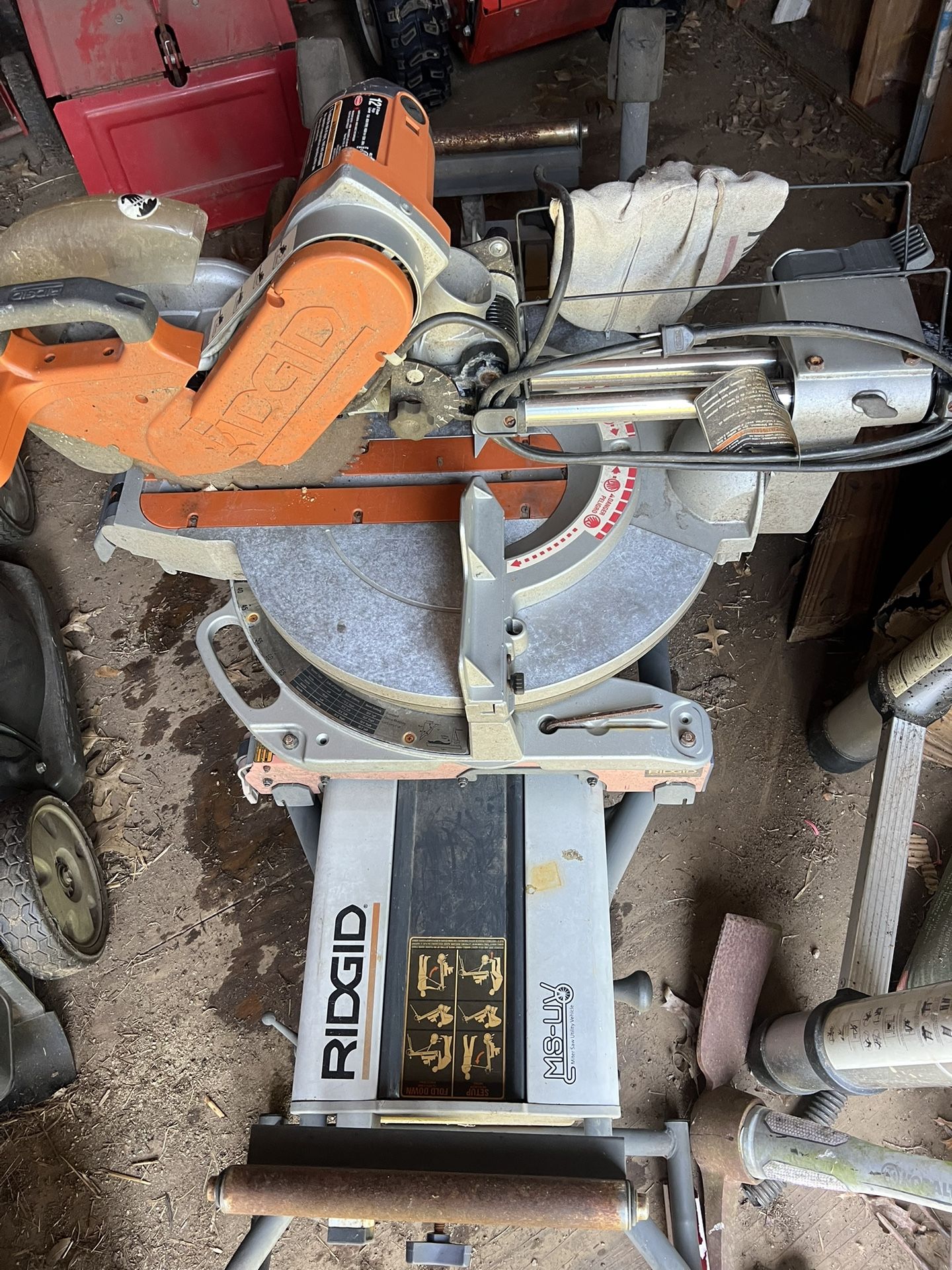 Rigid Mitre Saw With Stand