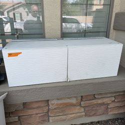 $8 White Wall Mounted Cabinet, 2 Door