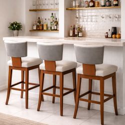 Set Of 3 High Chair Or Bar Stool