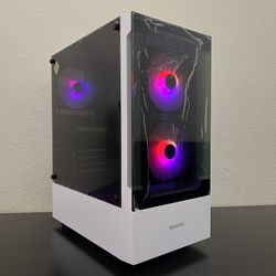 FAST Midrange Intel ARC Gaming PC Computer (Ryzen 5 5500, Intel ARC A380, 16GB RAM, 1TB NVMe + 1TB HDD)