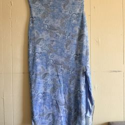 Vestido Celeste 