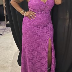 Elegant Purple Dress