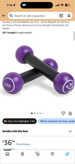 Zumba weights