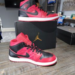 Air Jordan 1 Mid 'Alternate Bred Mens SIZE 13