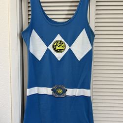 Women’s Blue Power Ranger Costume / Mini Dress