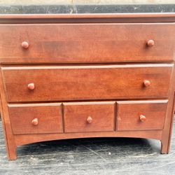 Small cherry wood dresser great condition