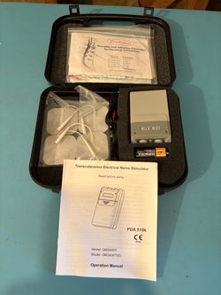 GEM-STIM TENS Unit Kit with Electrodes and Case