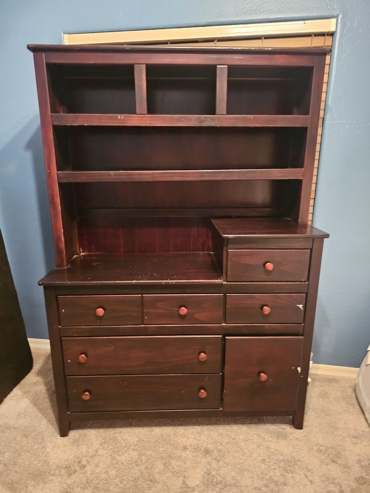 Kids Dresser With Shelves
