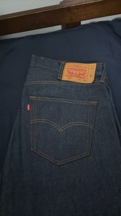 501s shrink to fit dark blue