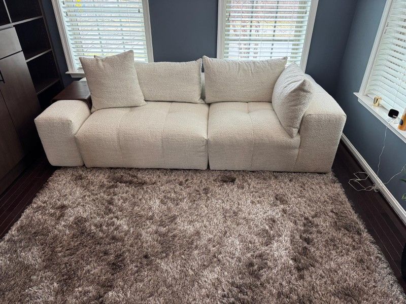 Cream Comfy Couch
