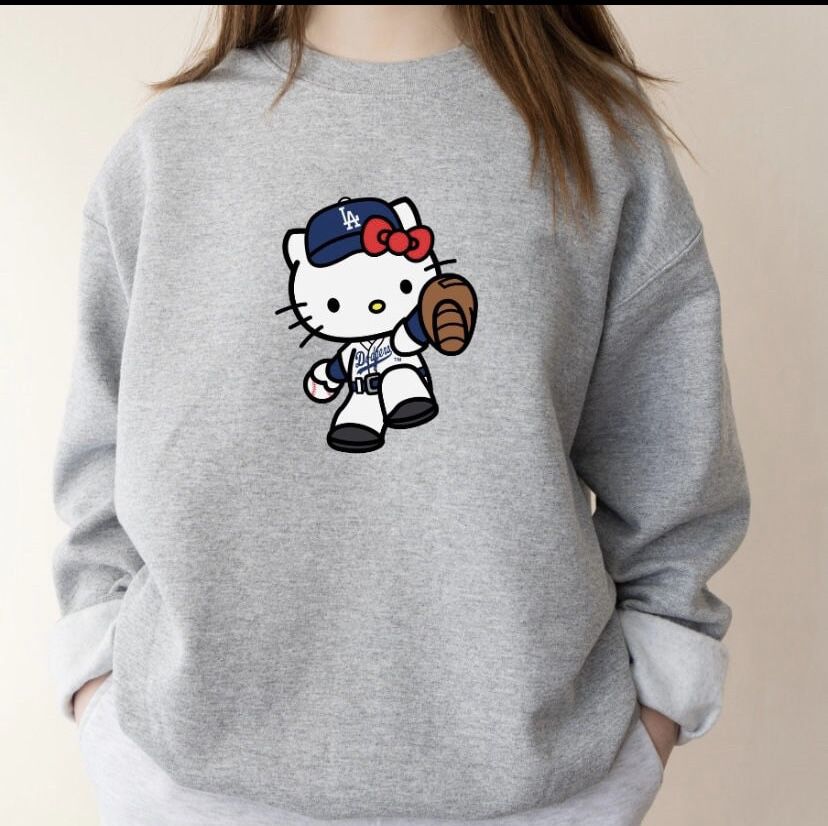 Hello Kitty Dodgers Sweatshirt 