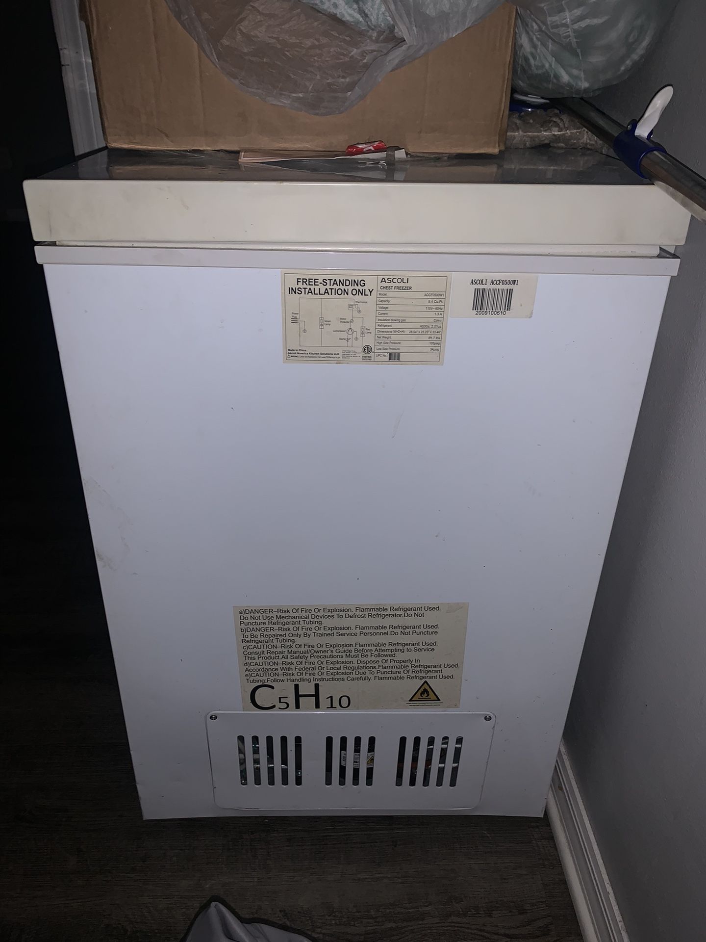 How to install a chest freezer wrap 