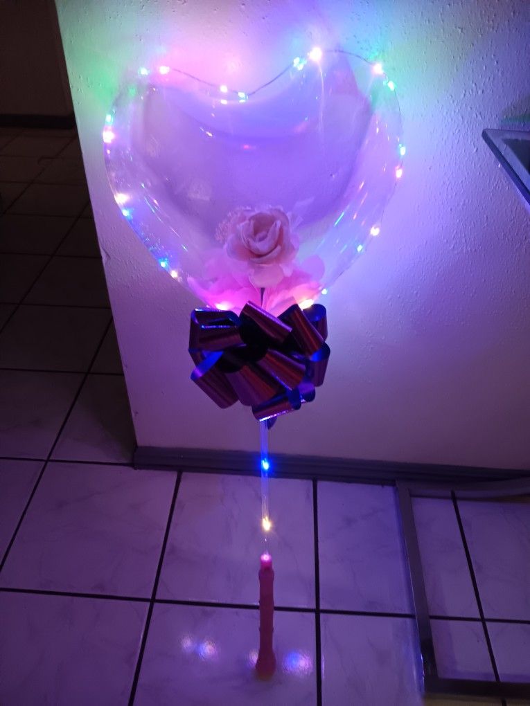 Clear Light Up Balloons 