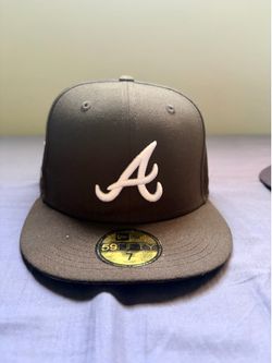 New Era Braves black fitted size 7