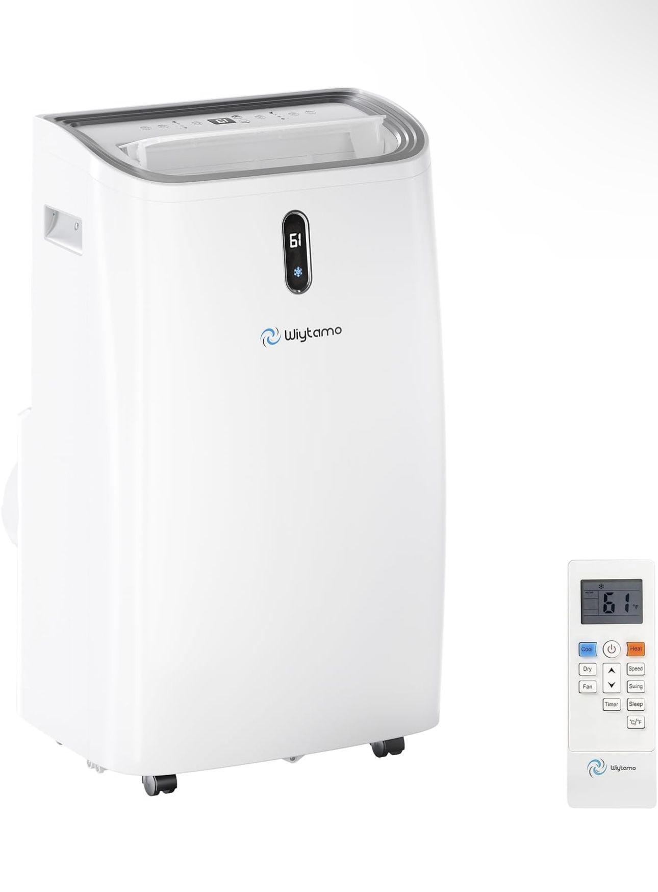 14,000 BTU Portable Air Conditioners Cool Up to 700 Sq.Ft, Cool, Heat, Dehumidifier & Fan 4 in 1 Air
