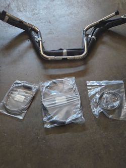14" crome ape hangers