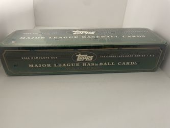 Topps Major League Baseball Cards Never Opened 2002