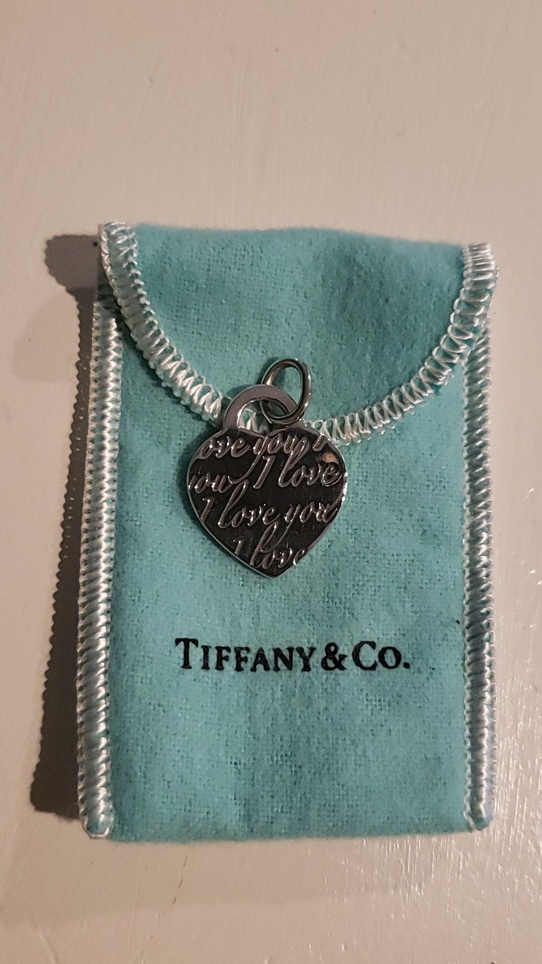 Authentic Tiffany Charm. Valentine's Day around the corner!